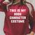 This Is My Book Character Costume Halloween Easy Kids Adult Raglan Sleeve Sweatshirt Heather Dust