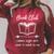 Book Club Ladies Night Fun Book Lover Raglan Sleeve Sweatshirt Heather Dust