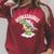 Book Dinosaur T-Rex Bookworm Dino Book Reading Raglan Sleeve Sweatshirt Heather Dust