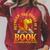 Book Dragon Reader Reading Books Library Literacy Raglan Sleeve Sweatshirt Heather Dust
