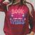 Book Fair Vibes Retro Teacher Reading Lovers Librarian Raglan Sleeve Sweatshirt Heather Dust