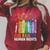 Book Flower Big Fan Of Human Rights Protest Feminist Quote Raglan Sleeve Sweatshirt Heather Dust