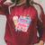 Book Girlie Coffee Mug Reading Lover Reader Raglan Sleeve Sweatshirt Heather Dust