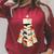 Book Lover Bookworm Librarian Merry Christmas Tree Raglan Sleeve Sweatshirt Heather Dust