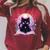Book Lover Crystal Witchy Cute Cat Kawaii Pastel Goth Raglan Sleeve Sweatshirt Heather Dust