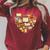 Book Lover Heart Reading Stack Bookworm Raglan Sleeve Sweatshirt Heather Dust