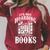 Book Lover It's Not Hording If It's Books Raglan Sleeve Sweatshirt Heather Dust