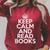 Book Lover Keep Calm And Read Books Raglan Sleeve Sweatshirt Heather Dust