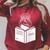 Book Lover Book Reader Reading Graphic Raglan Sleeve Sweatshirt Heather Dust Book Lover Book Reader Reading Graphic Raglan Sleeve Sweatshirt Heather Dust