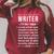 Book Lovers & Writer Co -Adults Fun Writer Noun Definition Cotton Blend Short Sleeve Raglan Sleeve Sweatshirt Heather Dust