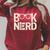 BOOK NERD Bibliophilia Book Reader Literature Bookworm Raglan Sleeve Sweatshirt Heather Dust