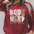 Book Nerd Coquette Bow Booktrovert Reading Lover Bookish Raglan Sleeve Sweatshirt Heather Dust