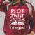 Book Reader Bookworm Plot Twist I'm Pregnant Raglan Sleeve Sweatshirt Heather Dust