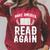 Book Reading Make America Read Again Raglan Baseball Tee Raglan Sleeve Sweatshirt Heather Dust