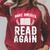 Book Reading Make America Read Again Raglan Sleeve Sweatshirt Heather Dust