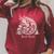 Book Wyrm Fantasy Creature Reading Mythical Art Raglan Sleeve Sweatshirt Heather Dust