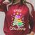 All Booked For Christmas Book Lovers Xmas Tree Women Raglan Sleeve Sweatshirt Heather Dust