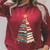 All Booked For Christmas Book Raglan Sleeve Sweatshirt Heather Dust