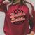 Bookish Baddie Retro Aesthetic Typography Raglan Sleeve Sweatshirt Heather Dust