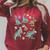 Bookish Dinosaur Animal Lover Book School Librarian Raglan Sleeve Sweatshirt Heather Dust