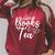 Books & Tea Book Reading Bookworm Read Books Librarian Raglan Sleeve Sweatshirt Heather Dust