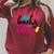 Books And Bling Raglan Sleeve Sweatshirt Heather Dust