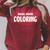 Books Coffee Coloring Raglan Sleeve Sweatshirt Heather Dust