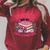 Books Are My Love Language Retro Bookworm Flowers Valentine Raglan Sleeve Sweatshirt Heather Dust