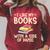 I Like My Books With a Side Of Panic Thriller Raglan Sleeve Sweatshirt Heather Dust