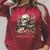 Booktrovert Skull Books Tea Flower Gothic Bookworm Bookish Raglan Sleeve Sweatshirt Heather Dust