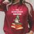 The Bookworm Gnome Christmas Gnome Book Reading Enthusiast Raglan Sleeve Sweatshirt Heather Dust