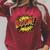 BOOM Comic Book Retro Artwork – Cartoon Collector Raglan Sleeve Sweatshirt Heather Dust
