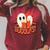 BOOOOKS Halloween Author Reading Of History Books Raglan Sleeve Sweatshirt Heather Dust