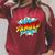 Boys Samuel Comic Book Superhero Name Raglan Sleeve Sweatshirt Heather Dust