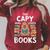 Capybara Book Lover Rodent Animal Capy Bookworm Raglan Sleeve Sweatshirt Heather Dust