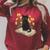 Cat On Book Flowers Cute Kitten Kitty Women Girls Kids Raglan Sleeve Sweatshirt Heather Dust