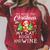 Cat Books Wine Lover Cute Cat Christmas Men Women Raglan Sleeve Sweatshirt Heather Dust