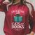 Cat Read Book Reader Reading Librarian Raglan Sleeve Sweatshirt Heather Dust