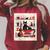Cats Music Books Lover Essentials Red Retro Silkscreen Raglan Sleeve Sweatshirt Heather Dust