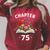 Chapter 75 Years Old 75th Birthday Celebration Floral Book Raglan Sleeve Sweatshirt Heather Dust