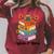 Coffee & Book Lover Reader Mexican Spanish Cafecito & Libros Raglan Sleeve Sweatshirt Heather Dust
