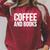 Coffee Book Lover Coffee And Books Raglan Sleeve Sweatshirt Heather Dust