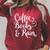 Coffee Books & Rain Shirt Raglan Sleeve Sweatshirt Heather Dust