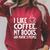 I Like Coffee My Books And Maybe 3 People Bookworm Raglan Sleeve Sweatshirt Heather Dust