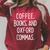 Coffee Books And Oxford Commas Color Grammar Christmas Raglan Sleeve Sweatshirt Heather Dust