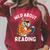 Cool Tiger Reading Book Wild About Reading Kids Books Reader Raglan Sleeve Sweatshirt Heather Dust