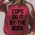 Cops Do It By The Book Raglan Sleeve Sweatshirt Heather Dust