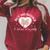 Coquette Reading Book Love Pink Bow Bookish Mom & Daughter Raglan Sleeve Sweatshirt Heather Dust