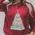 Cute Bookmas Christmas Book Tree Book Lover Teacher Raglan Sleeve Sweatshirt Heather Dust