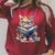 Cute Cat Wearing Glasses Reading a Book Raglan Sleeve Sweatshirt Heather Dust